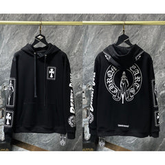Chrome Hearts "DEADLY DOLL" Box Cross Hoodie (Black)