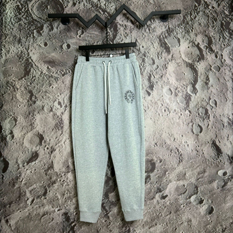 Chrome Hearts Cross Applique Lounge Pants (Grey)