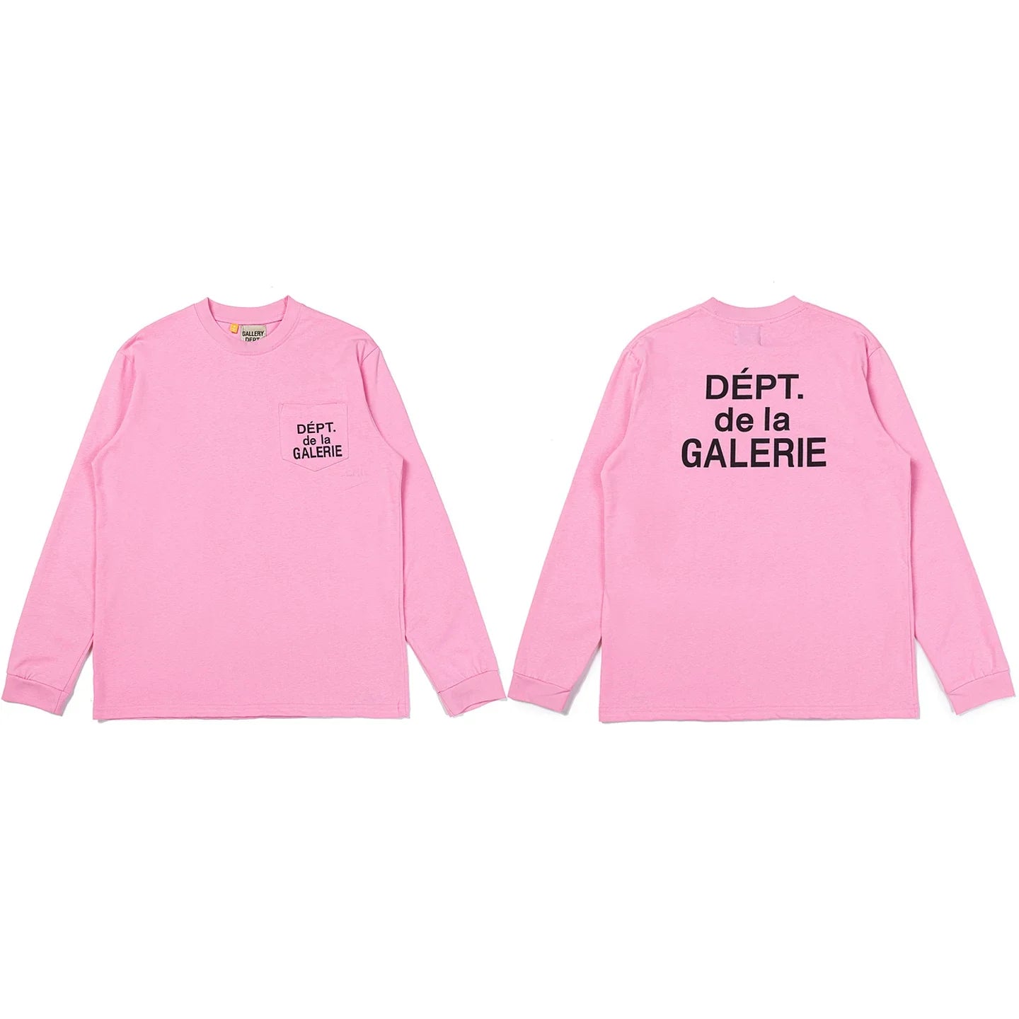Gallery Dept. Pocket DÉPT. de la GALERIE Long Sleeve T-Shirt - Pink