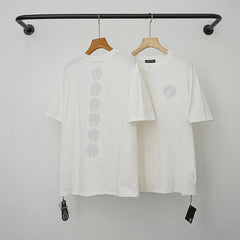 Chrome Hearts Tonal Circle Monogram Short Sleeve T-Shirt (White)