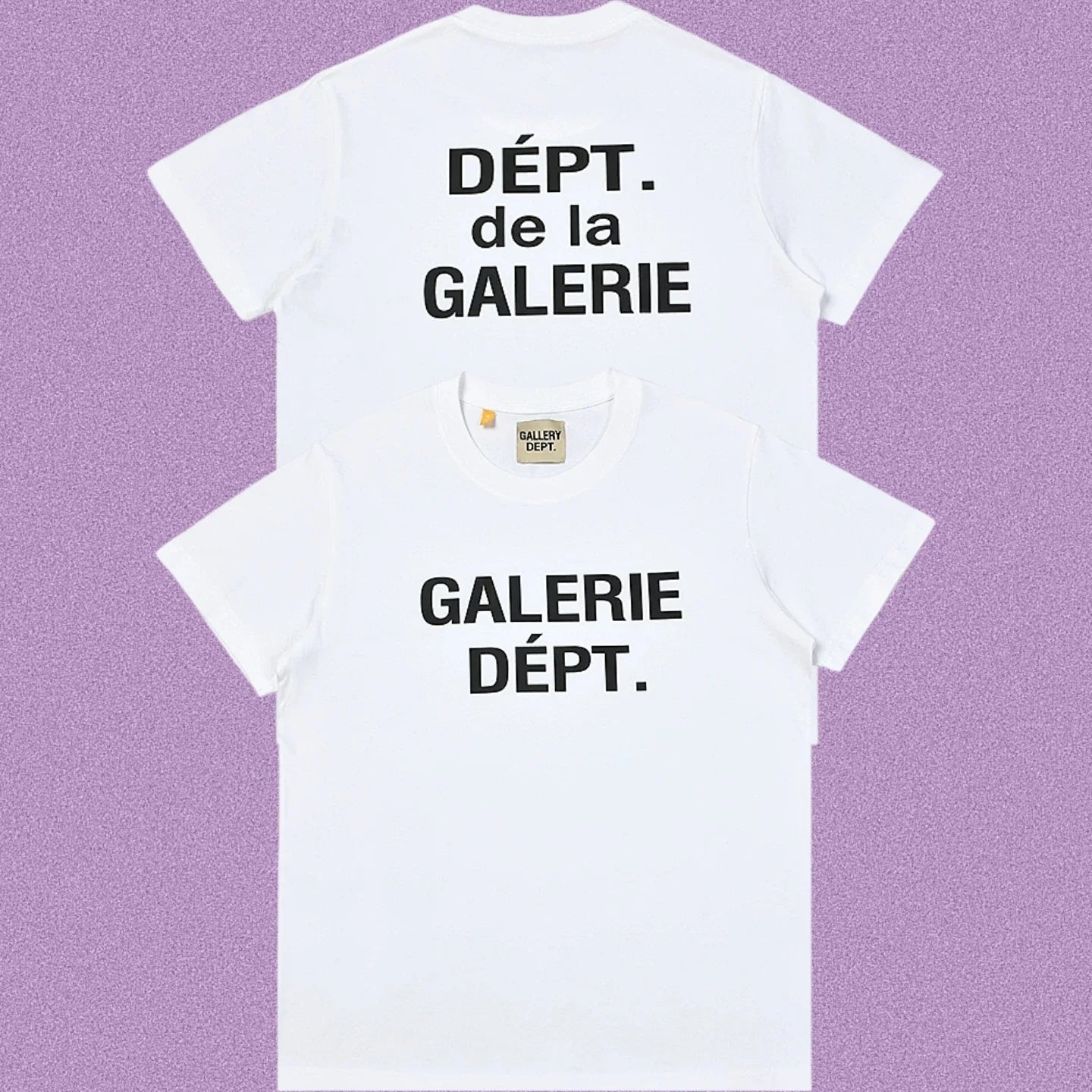 Gallery Dept. Galerie Dépt. Short Sleeve T-Shirt - White/Black