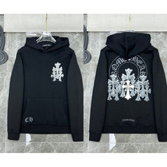 Chrome Hearts Multiple Cross & Horseshoe Hoodie (Black)