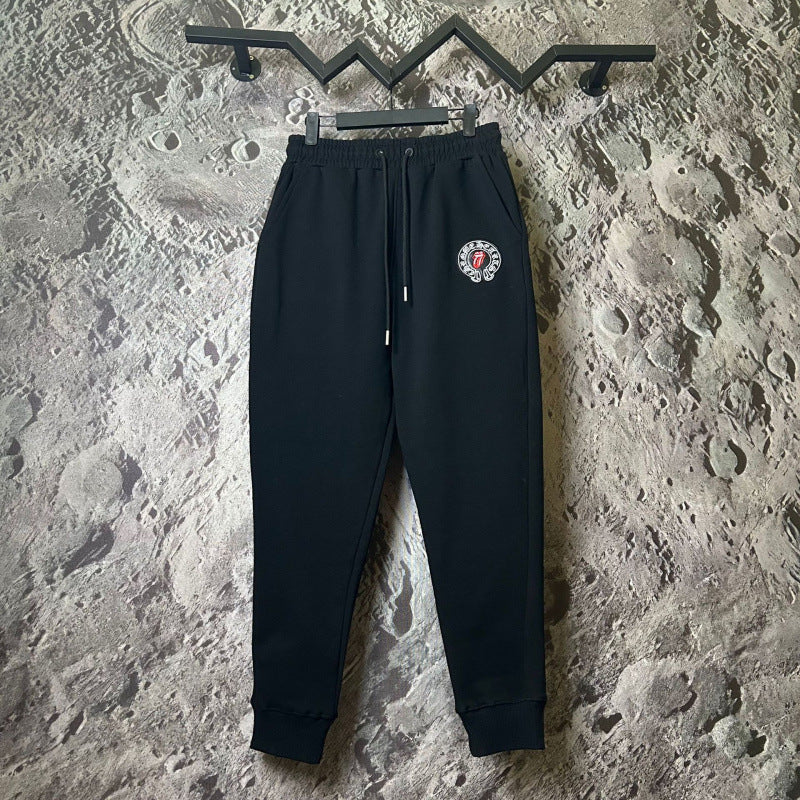Chrome Hearts Circular Crest Logo Lounge Pants (Black)