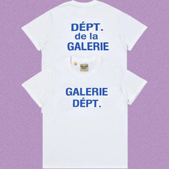 Gallery Dept. Galerie Dépt. Short Sleeve T-Shirt - White/Blue